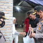 Kapolres Batu Bara Berikan Bantuan Sembako Pada Keluarga Rodiah