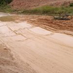 Ruas Jalan Provinsi Didesa Pulau Pandan Limun Bak Kubangan Kerbau