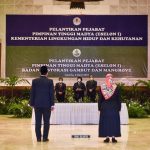 Gelar Pelantikan Pejabat Tinggi Madya Bersama, KLHK dan BRGM Bersinergi Penuhi Target Presiden