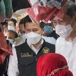 Menteri Perdagangan,. Forkompida dan Satgas Pangan Polda Jatim Pantau Langsung Harga dan Stok Kebutuhan Bahan Pokok di Pasar Wonokromo