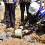 Bupati Saply Letakan Batu Pertama Pembangunan Perpustakaan Umum Daerah Kabupaten Mesuji