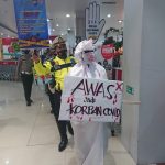Ada Pocong Kampanyekan Prokes