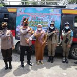 Polres BatuBara Resmikan Pelepasan Mobil Vaksinasi Keliling