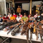 45 Orang Dan Berbagai Barbuk di Amankan Polisi Saat Pengerbekan di Kampung Ambon