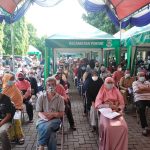 Pemberian Vaksin Membludak di Kecamatan Priuk Kota Tangerang