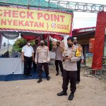 Pamatwil Polda Sumut Cek Pos Penyekatan di Batu Bara
