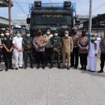 Jelang Lebaran, Kapolres Batu Bara Pimpin Penyemprotan Disinfektan di Berbagai Tempat