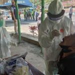 Mencegah Penyebaran Covid-19 Petugas Gabungan di Kab. Madiun, Gelar Rapid Test di Pos Penyekatan