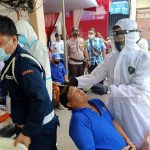 Ratusan Warga Taman Sari Jalani Swab Test antigen Gratis Berikut Hasil nya