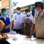 Wakil Walikota Tinjau Testing Covid-19 Pasca Libur Lebaran, Sekaligus Cek Prokes Pedagang Pasar