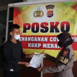 Masyarakat Dari Lampung di Rapid Test Antigen Gratis Oleh Urdokes Polres Cilegon