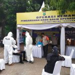 Polsek Batuceper Lakukan Pemeriksaan Rapid tes Antigen Pemudik Secara Random