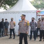 Polres Cilegon Gelar Apel Pengamanan Jalur Wisata Pantai Anyer-Cinangka