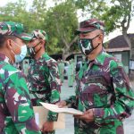 Dandim Loteng Pimpim Upacara Pelepasan Anggota Masa Persiapan Pensiun