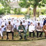 Kapolres Tinjau Vaksinasi di Poltekkes Kemenkes Aceh, Buket Rata Lhokseumawe