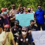 Puluhan Wartawan Lakukan Aksi Damai Di PT. Citra Buana Pasta Cikande serang