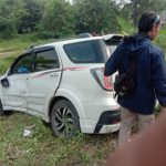 Camat Kemiri Alami Laka Lantas Tunggal di Jalan Raya Kemuning Sukamulya