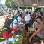Biddokkes Polda Lampung Berkerjasama Polres Tubaba dan Dinkes Tubaba Gelar Vaksinasi Massal