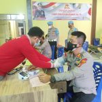HUT Bhayangkara ke 75, Polres Tubaba Gelar Donor Darah
