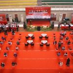 Polres Gresik Sukseskan Serbuan Vaksinasi Covid-19