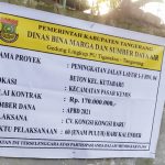 Dugaan Proyek Siluman,Kadis PU Kabupaten Tangerang Akan Konsultasikan Dengan Kejari