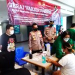 Warga Menara Marina Cindominium Sambut Gembira Gerai Vaksin Polsek Penjaringan