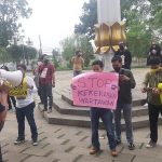 Puluhan wartawan di Tangerang Selatan geruduk Balai Kota Pemkot Tangsel