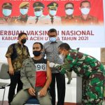 ASN, Pegawai Honorer dan Bakti Aceh Utara Ikut Vaksinasi Massal