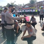 HUT Bhayangkara 75 Belasan Personel Polres Tubaba Naik Pangkat