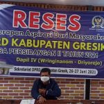 Masuki Masa Persidangan Kedua Tahun 2021, Anggota Komisi 3 DPRD Gresik Gelar Reses