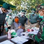Korem 162/WB Jemput Bola Kepada Masyarakat Serbuan Vaksinasi Covid -19