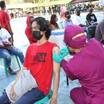 Serbuan Vaksinasi Korem 172/PWY, Polda Papua dan Pemkot Jayapura Capai 2.752 Orang