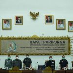 Virtual Zoom Metting Rapat Paripurna DPRD Tubaba Bahas 6 Raperda