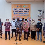 Antusias Warga Pademangan Jakarta Utara Sambut Serbuan Vaksinasi TNI AL
