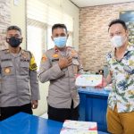 Waka Polres Bungo, Kompol Ridwan Terima 125 Pcs Rapid Test Antigen dari Seorang Pengusaha Bungo