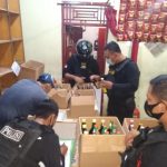 Tim Jawara Polres Cilegon Amankan Ratusan Botol Miras Berbagai Jenis