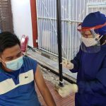 Ratusan Warga Binaan Rutan Kelas IIB Serang Antusias Ikuti Vaksinasi
