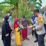 Polres Tubaba dan Komunitas Trail Ganas Bagikan Bansos Kepada Anak Yatim Piatu