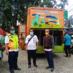 Dukung PPKM Darurat Sudin LH Fasilitasi Toilet di Lokasi Penyekatan Daan Mogot