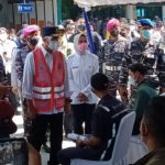 Menhub Tinjau Serbuan Vaksinasi Covid-19 TNI AL di Pelabuhan Merak