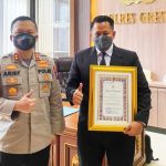 Di HUT Bhayangkara Ke- 75, Polres Gresik Sabet Dua Penghargaan Sekaligus