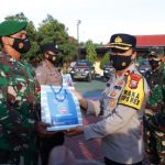 Polres Sumenep Gelar Apel Pelepasan Distribusi Bansos PPKM Darurat