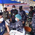 Terus Sasar Masyarakat Pesisir, TNI AL Kembali Gelar Serbuan Vaksinasi Warga Sunter