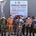 TNI AL kembali Gelar Vaksinasi Massal Bagi Warga Pesisir
