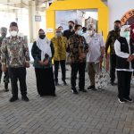 Kapolres Gresik Dampingi Menperin RI dan Gubernur Jatim, Tinjau Serbuan Vaksinasi Berbasis Industri di PT Smelting