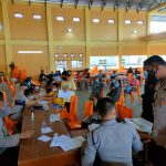 Sambut HUT RI Ke-76, Polres Bungo Gelar Vaksinasi Merdeka di Gereja HKBP