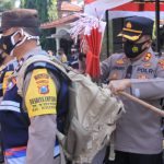 Dimasa Pandemi Covid-19, Kapolres Madiun Kibarkan 2.550 Bendera Merah Putih