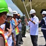 Bareng Menteri BUMN, Menhub Budi Karya Sumadi Tinjau Kapal Isoter di Medan