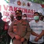 Gerai Vaksin Merdeka di Polsek Menganti, Kapolsek : Meski Telah Vaksin Tetap Prokes