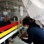 Kisruh Jabatan Rektor, Aliansi Mahasiswa UNKRIS Segel Gedung Rektorat